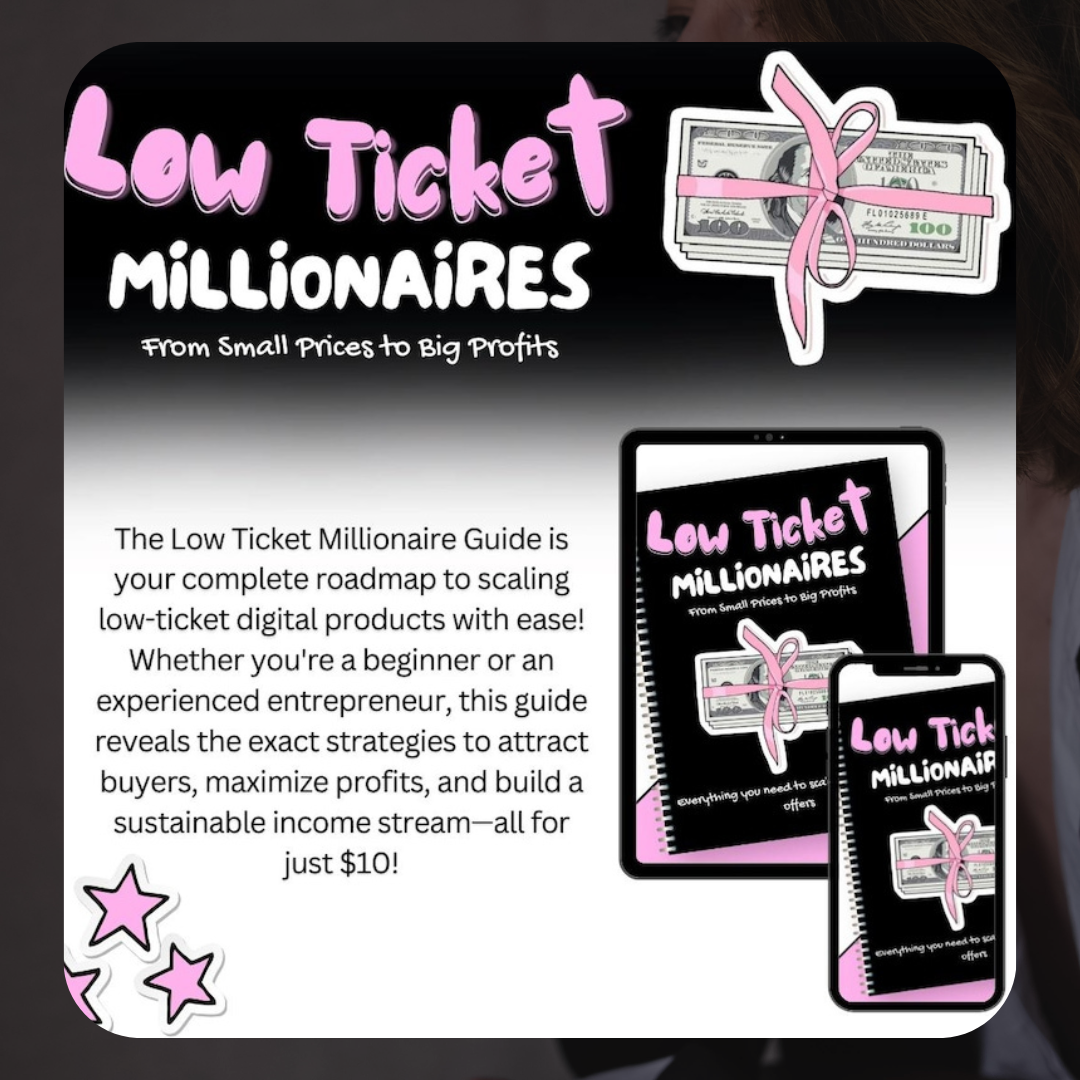 Earn While You Learn: Low Ticket Millionaires