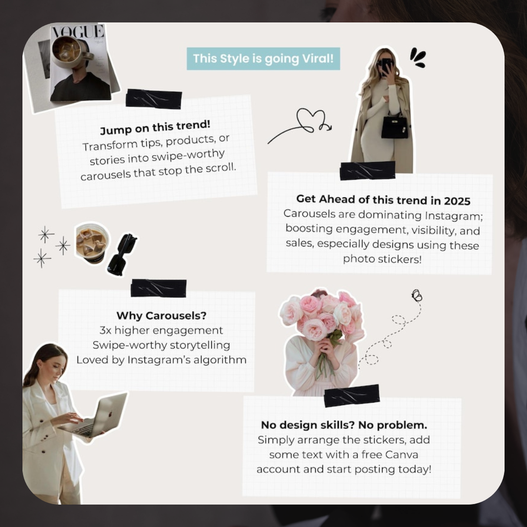 Pixel To Profit: 350 Trending Carousel Stickers