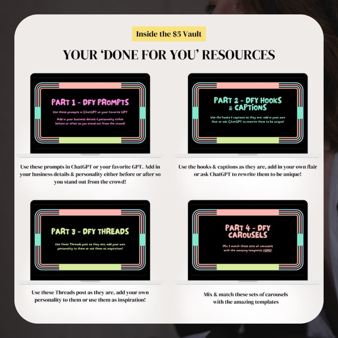 Pixel To Profit: The $5 Vault+ 350 Trending Carousel Stickers