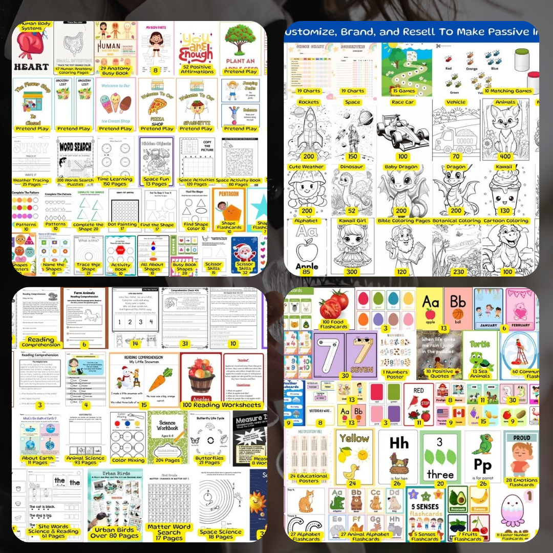 Cash & Crayons: 15 000 Educational Activities
